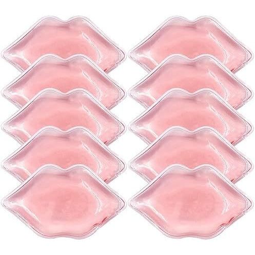 (10 CÁI) Lip Ice Pack, Ice Compress After Lip Ice Treatment, Ice Pad có thể tái sử dụng cho mỹ phẩm,