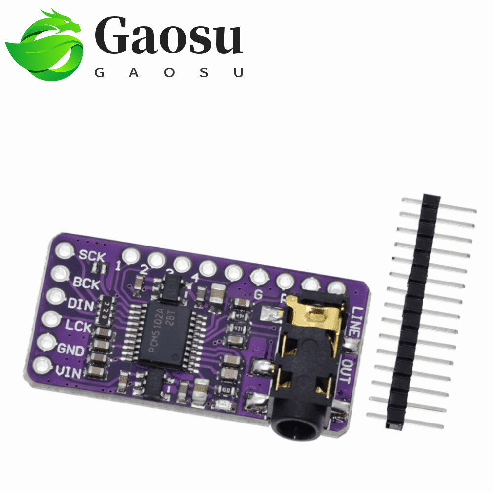Máy nghe nhạc GAOSU PCM5102A I2S, Giao diện DAC PCM5102A Mô-đun máy nghe nhạc I2S I2S, Bộ giải mã Má