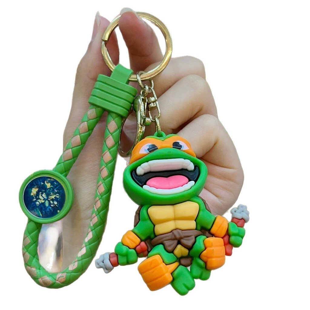 Ninja Thần Rùa Móc Khóa Mù Mặt Dây Chuyền Nam Ninja Thần Rùa Cơ Mù Hộp Treo Đồ Trang Trí Rùa Hoạt Hì