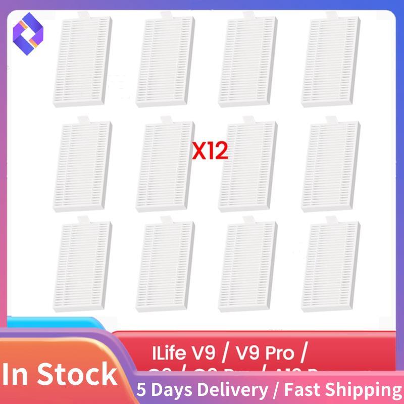 Bộ Lọc HEPA Thay Thế Cho V9 / V9 Pro / G9 / G9 Pro / A12 Pro Robot Hút Bụi Phần Phụ Kiện 12 Chiếc