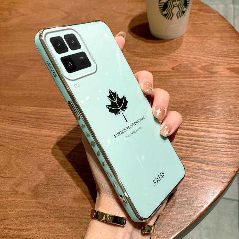 Ốp điện thoại VIVO IQOO 15 Ultra Shining Maple Leaf Design mạ mềm Ốp lưng VIVO IQOO 15 Ultra