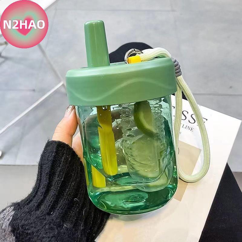 Cốc rơm trà Dudu dễ thương N2HAO có máy pha n