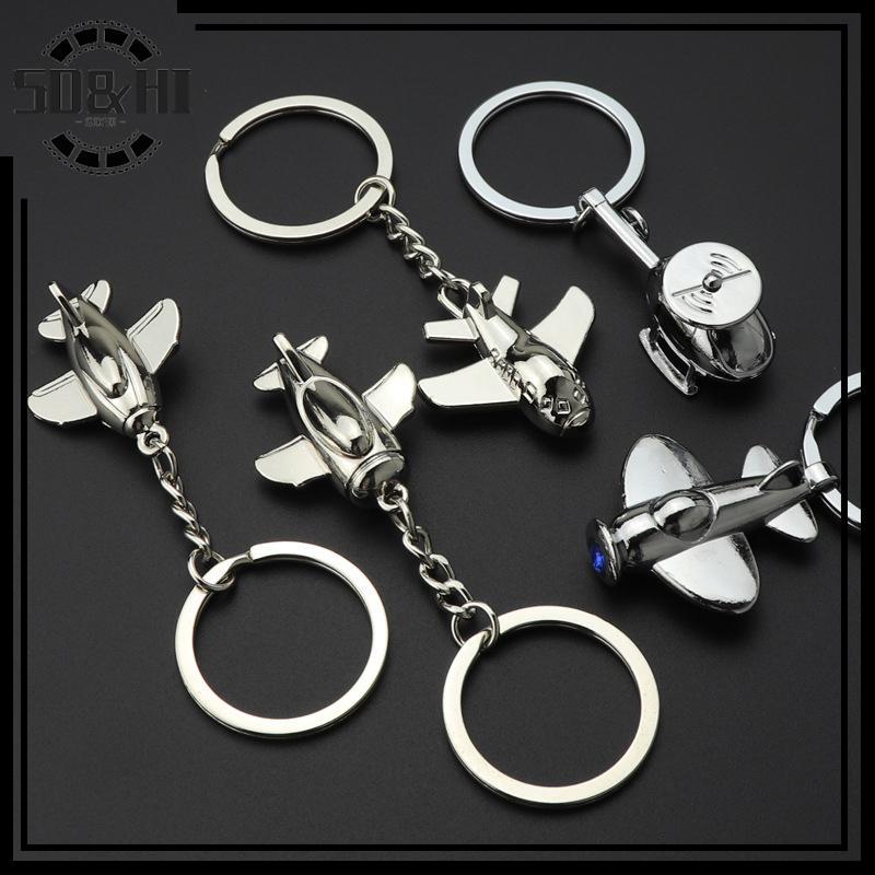 [SD & HI] Móc khóa dành cho nam Túi đựng ô tô KeyRing Air Plane Model Fighter Toy Quà tặng thời tran