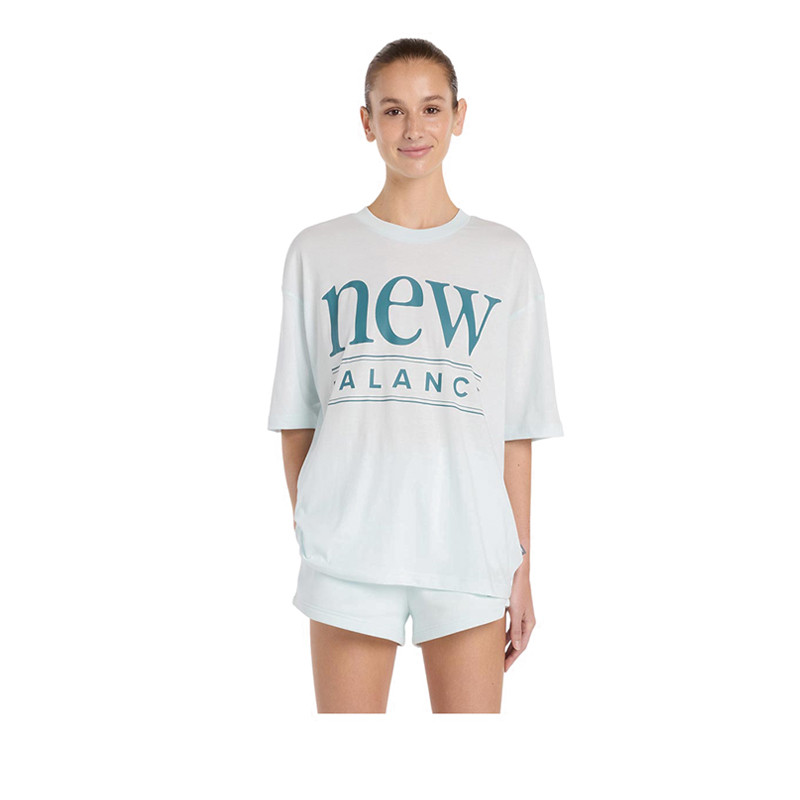 Áo Thun New Balance Reimagined Oversized Women - Blue