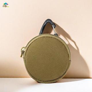 3 Chiếc Tròn Ví Đựng Tiền Xu Túi Mini Đa Năng Vải Nylon Móc Khóa Túi Tiền Cho Đi Xe Đạp Cắm Trại Hoạt Động Ngoài Trời