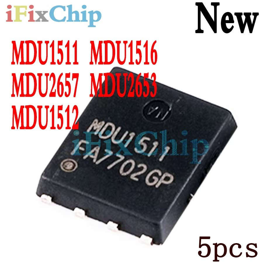 5 chiếc MDU1511 MDU1516 MDU2657 MDU2653 MDU1513 QFN-8 IC Chipset
