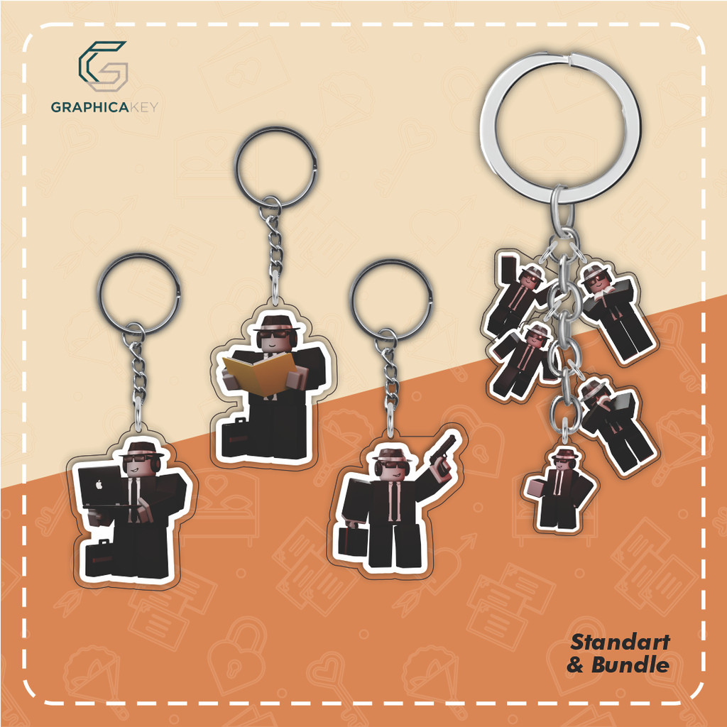 Ganci / Gantungan Kunci ROBLOX FORSAKEN CHANCE PLUSHIE