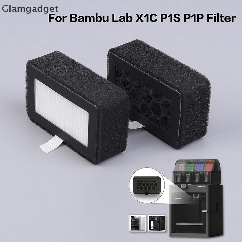 [Glg] Nâng cấp 1 / 2 / 3 Cái cho Bộ lọc Bambu Lab X1C P1S P1P HEPA 13 + Bộ lọc không khí Combo than 