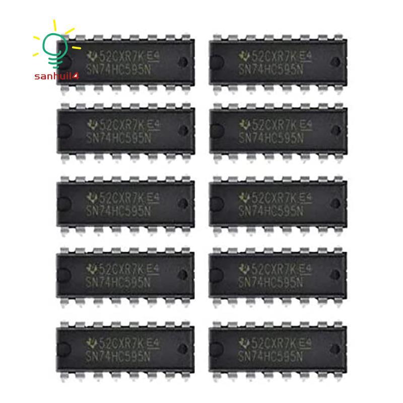 10 CHIẾC IC 74HC595 74HC595N SN74HC595N DIP-16 Logic-Shift Đăng ký