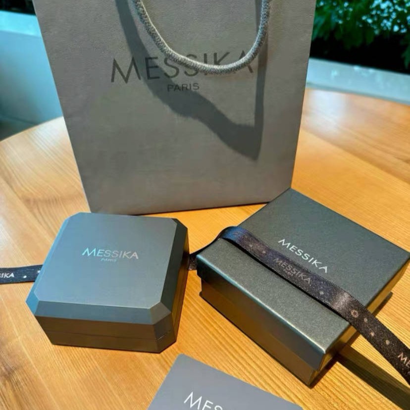 MESSIKA Hộp Bảo Quản Trang Sức Hộp Trang Sức Meijia Hộp Quà Trang Sức Messica Trang Sức Phiên Bản Và