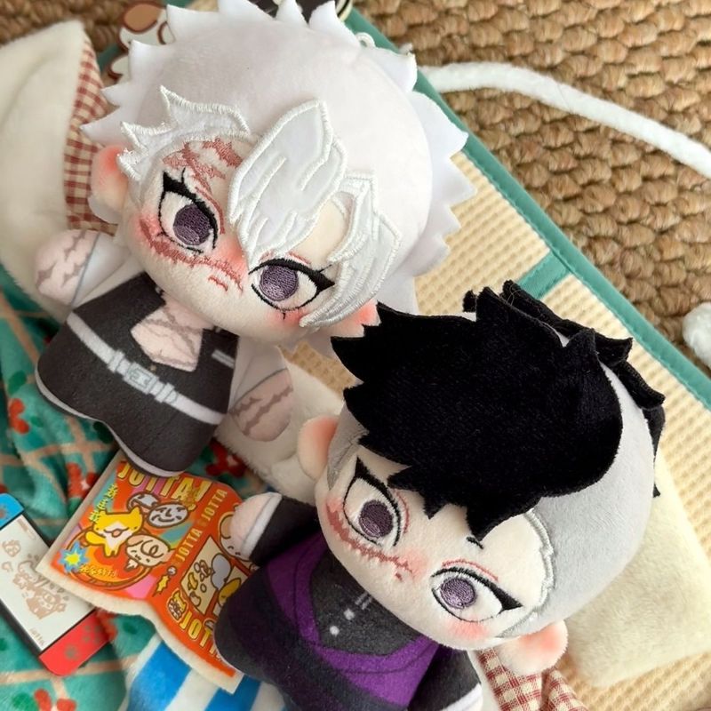 【Fast shipping】MỚI Demon Slayer 10cm Anime Doll Sang Trọng Búp Bê, Nhồi Bông Shinazugawa Sanemi Tomi