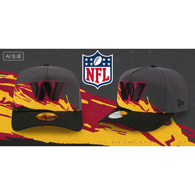 Mũ 9Forty Snapback Washington Commanders họa tiết bút chì màu xám, phù hợp cả nam lẫn nữ, bảo vệ khỏ