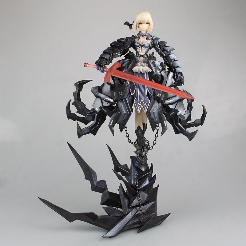 Anime Fate Night Fate FGO Generation Blackened Sebastian Sword Hold Standing Boxed Model Figure [Phi