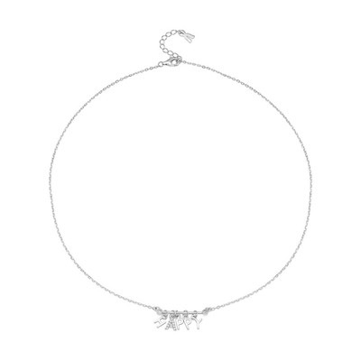 Dây cổ Bạc đính đá STYLE By PNJ XMXMW060259