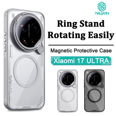 Ốp Điện Thoại Nillkin Cho Xiaomi 17 Vỏ Bảo Vệ Chống Sốc Trong Suốt Thân Thiện Với Môi Trường Có Chân Đế Kim Loại