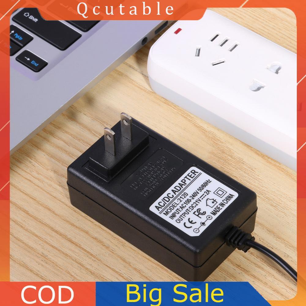 Nhẹ DC21V 2A Cắm Điện Adapter Sạc 0.9m Chiều Dài Cáp Cho 18.5-21V 18650 Pin Li-ion