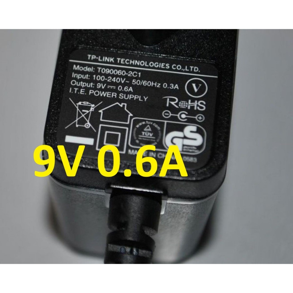 TP LINK Bộ chuyển đổi nguồn chính hãng tp-link 9V 0.6A liên kết tp Switch hub Tapo C220 Camera