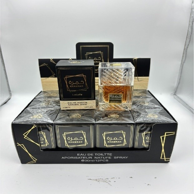 Hot Sale#Lattafa Khamrah Kamra Dubai Perfume30ml Oriental Woody Fragrance Unisex Perfume5ya