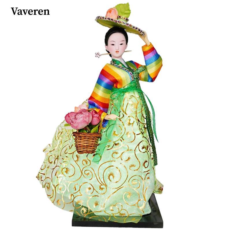 Geisha Hình Hanbok Geisha Búp Bê Nữ Nhân Vật Geisha Cô Gái Sưu Tập Nhân Vật