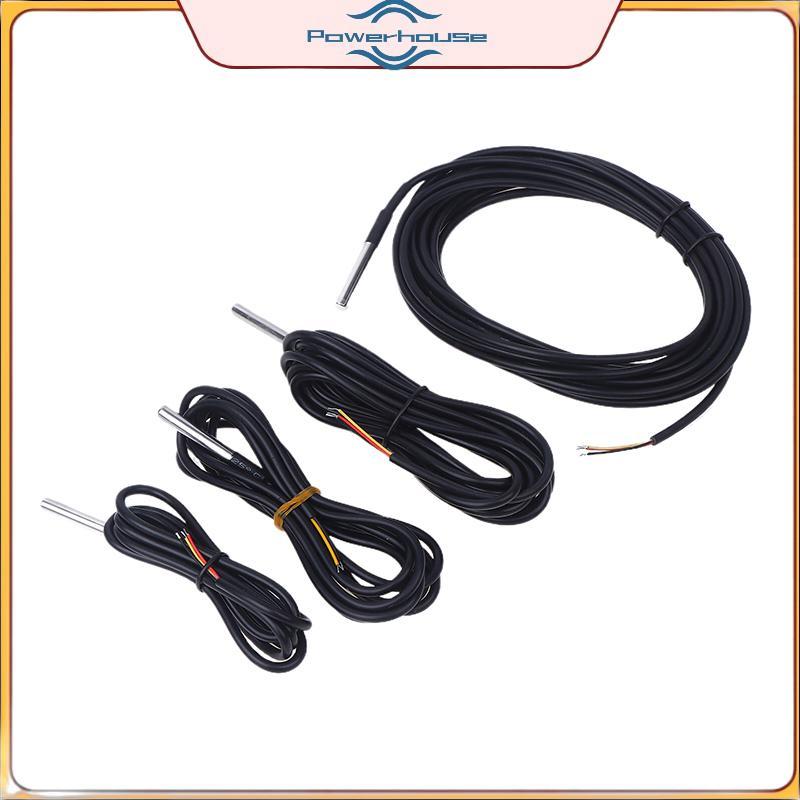 POWER 1 CÁI DS18B20 Đầu dò nhiệt độ sợi chống nước Cảm biến nhiệt độ Thép không gỉ cho Arduino.
