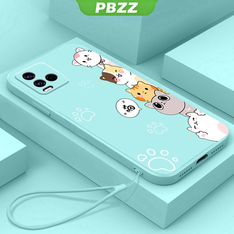 ốp lưng VIVO Y21 VIVO Y21S VIVO Y33 Ốp Điện Thoại Silicon Mềm In Hình Mèo Cho VIVO Y21 VIVO Y21S VIV