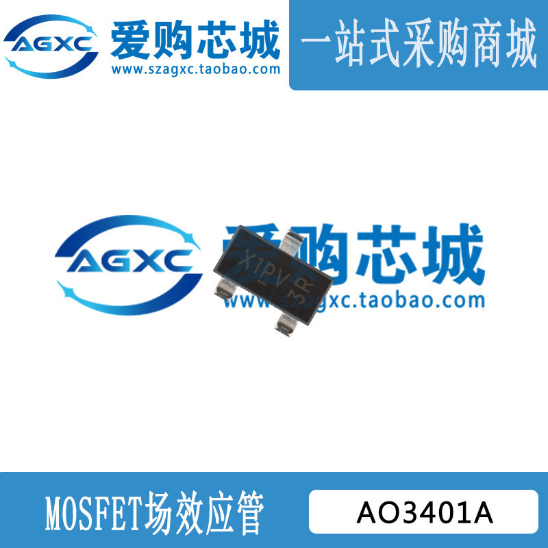 5 Chiếc Mới Chính Hãng AO3401A Patch SOT-23-3 In X1PV / A1LA Single P Channel 30V4A Ống Hiệu Ứng Trư