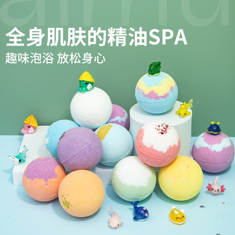 , Ocean Toy Bath Salt Ball Set Box Bath Bubble Bath Ball Bath Ball Ball WJG