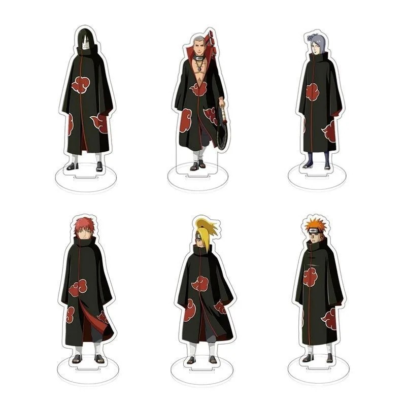 Standee Anime Naruto Akatsuki Mô Hình Mica Acrylic Nhân Vật Itachi Pain Deidara Sasori Konan Trang T