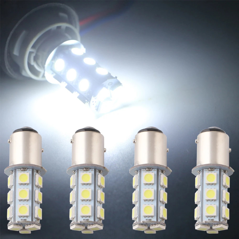 1157 Đèn phanh LED BA15D 2057 2357 7528 Bóng đèn LED ô tô để dừng đỗ xe Đèn cắm trại RV Đèn thuyền 5