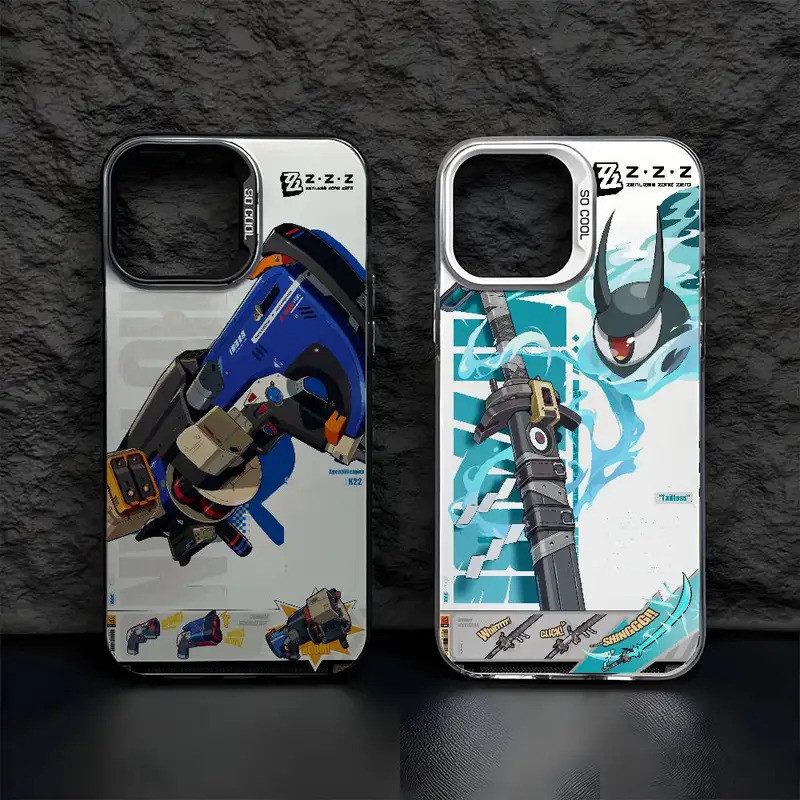 Ốp Điện Thoại Zenless Zone Zero Equip Lưng Cho IPhone 17 16 15 14 13 12 11 Pro Max Air Nhiều Màu Mat