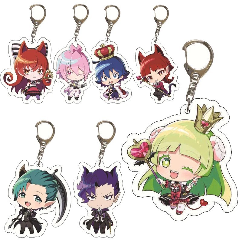 Móc khóa Anime Iruma Giá Đáo Welcome To Demon School Iruma-kun Suzuki Iruma Valac Clara mica acrylic