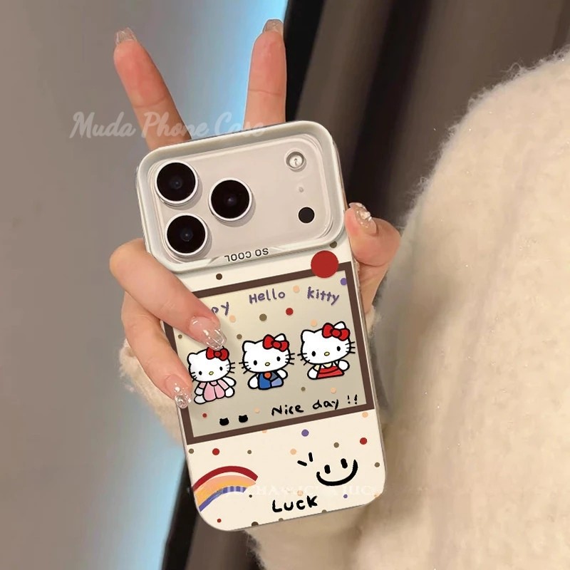 Ốp Điện Thoại Di Động Mèo Hoạt Hình MUDA Cho Iphone 17 16 11 12 13 14 15PROMAX 7Plus XS / XR XSMax V