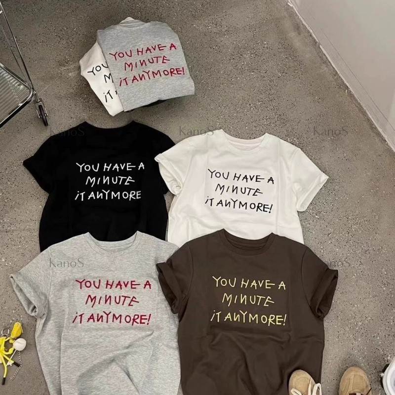 Áo thun Oversize ngắn tay họa tiết Y2K cổ tròn - Kanos Shop