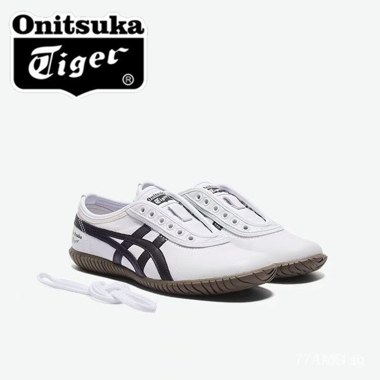 [Sản phẩm mới] Onitsuka TSUNAHIKI SLIP-ON Giày thể thao cổ điển # giày hổ # mexico66 # Giày thường O