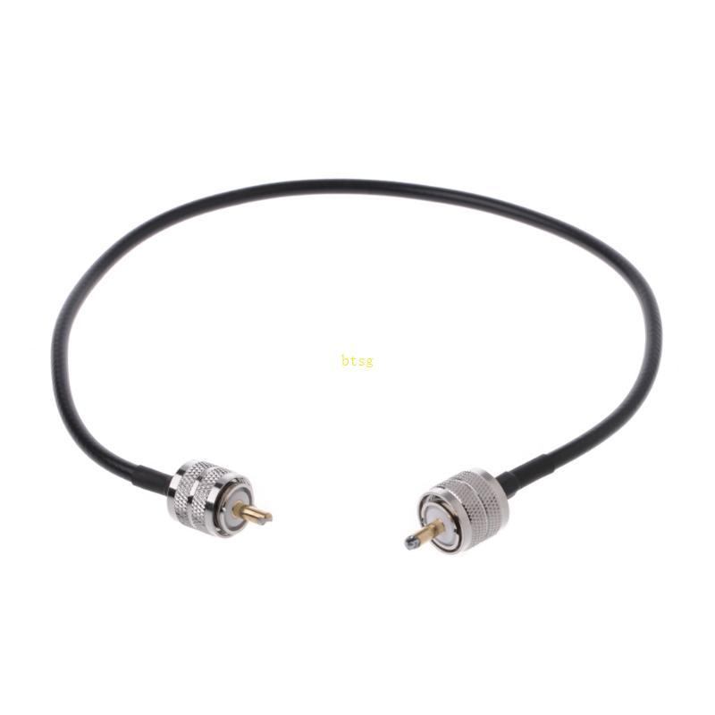 Đầu nối cáp đồng trục btsg RF UHF PL259 Nam sang UHF Nam PL259 RG58 Cáp đuôi lợn 5