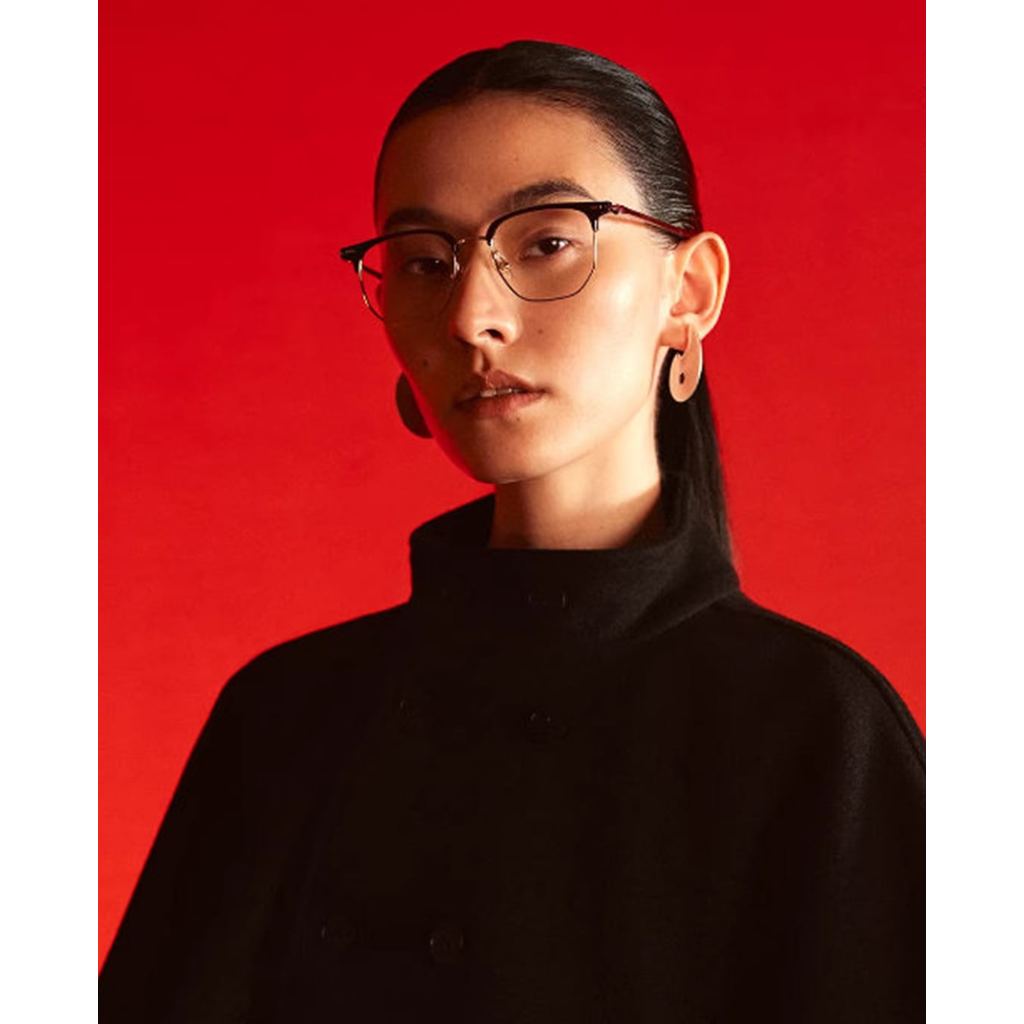 MUJOSH - Gọng kính vuông unisex bản mảnh MJ11FN1041-GYC1