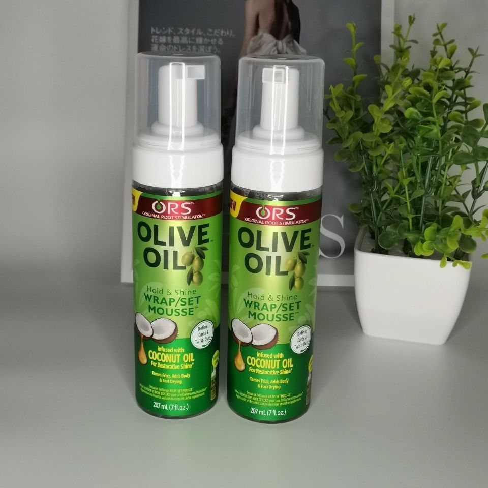 New Product#Olive Oil Styling Mousse Spray ORS OLIVE WRAP/SET MOUSSE coconut oil12Y