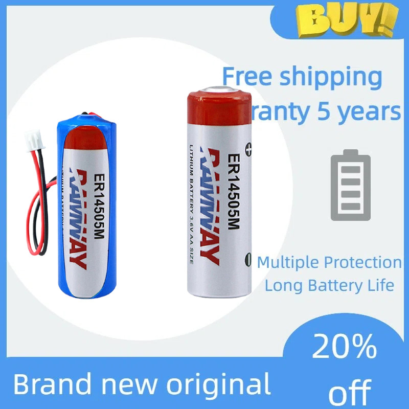 RAMWAY Ruiyi ER14505M Đồng Hồ Đo Nước Pin 3.6V Lạnh Đồng Hồ Đo Lưu Lượng PLC Servo ER14505H Pin Mới