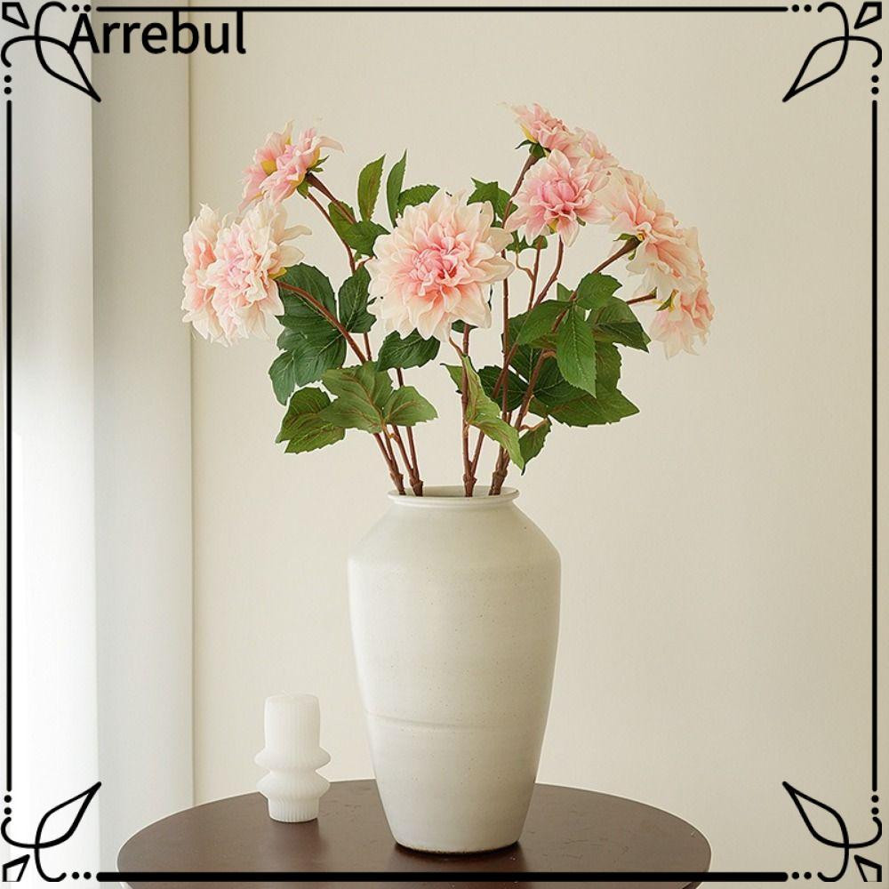 ARREBUL Nhân Tạo Hoa Dahlia, Đầy Màu Sắc Handmade Cảm Ứng Thật Dahlia, DIY Cưới Hoa Chất Liệu Sắp Xế