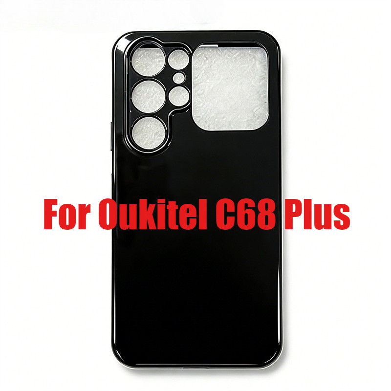 Dành Cho Oukitel C68 Plus Ốp Điện Thoại TPU Mềm Cho Oukitel C68Plus C68 + Ốp Lưng Bảo Vệ Chống Sốc M