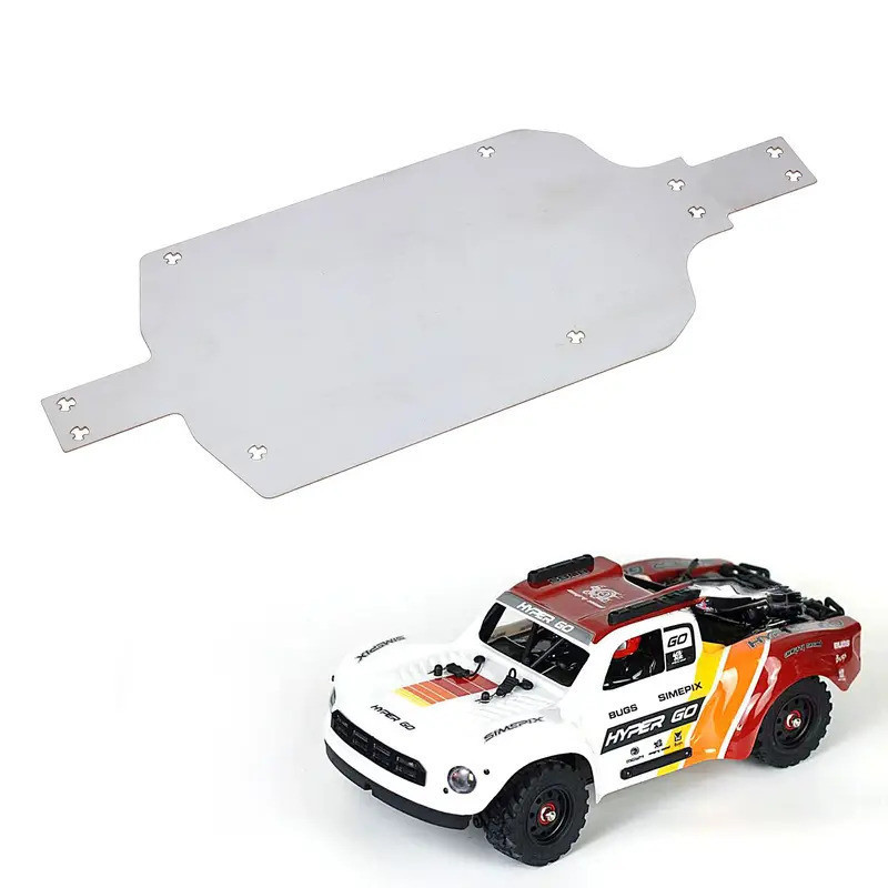 Tấm giáp khung gầm bằng thép không gỉ MJX Hyper Go 14211 - Tấm bảo vệ trượt hạng nặng để nâng cấp xe