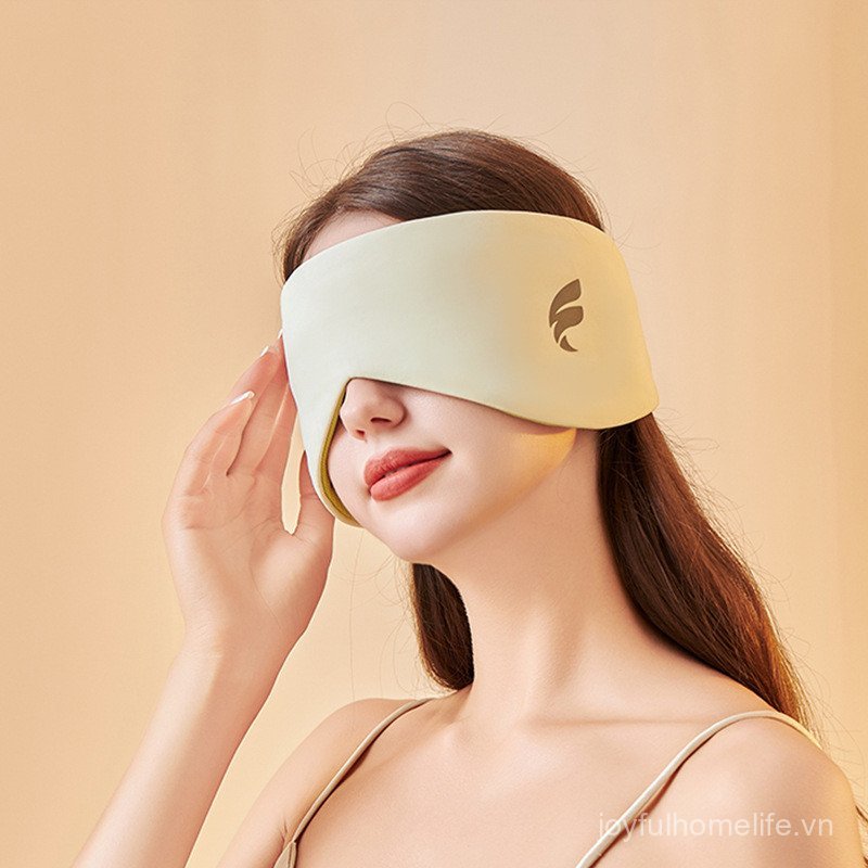Bóng Nhiệt Độ Thoáng Mát Dual-Sensing Ice Silk Space Capsule Kính Ngủ Cách Âm Mở Rộng Tai Đi