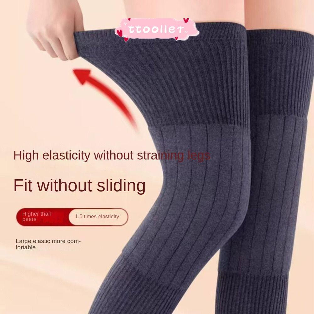 Miếng đệm đầu gối TWOOLLER KneeCap, da cashmere len màu đen/xám