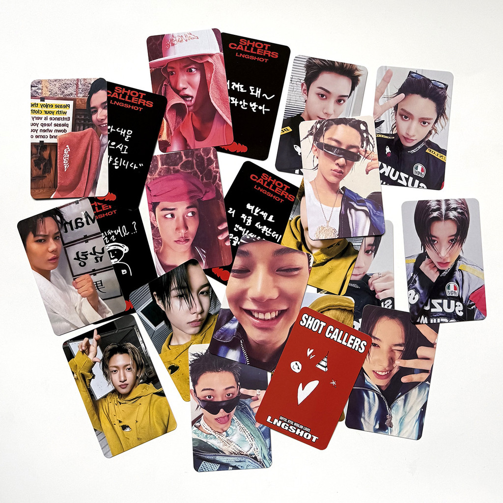 4 LNGSHOT SHOT CALLERS Album Photocards FANPLE Phát sóng Tuần Makestar Soundwave InterAsia MAKESTAR 