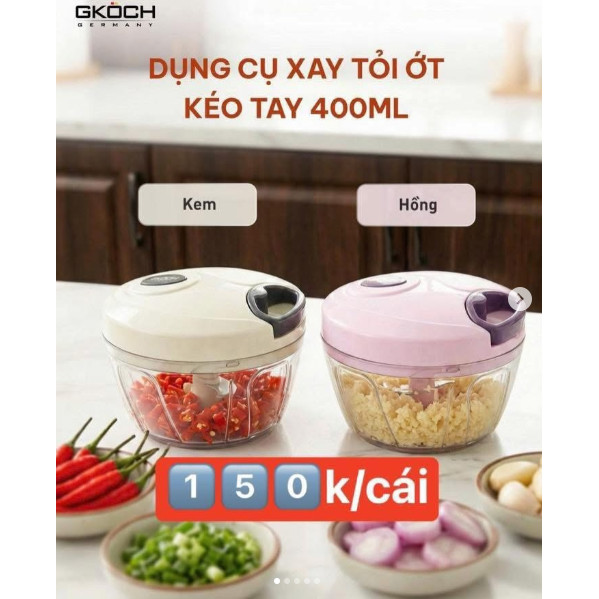 MÁY XAY TỎI ỚT CẦM TAY GKOCH