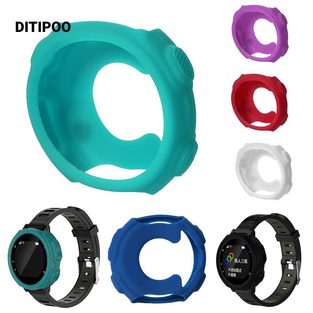 DITIPOO Phụ kiện vỏ silicon Vòng đeo tay thay thế cho Forerunner 235 735XT