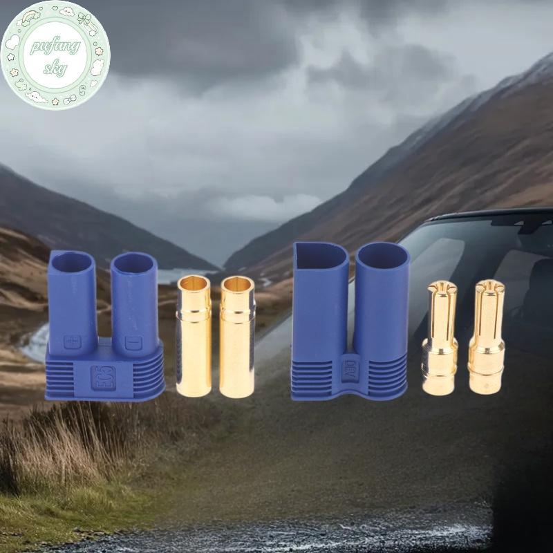 PUSKY 5 / 10 Cái Nam Nữ Mạ Vàng Chuối Cắm EC5 Bộ Kết Nối Cho RC Mạch Nam Nữ Viên Đạn Phần VN