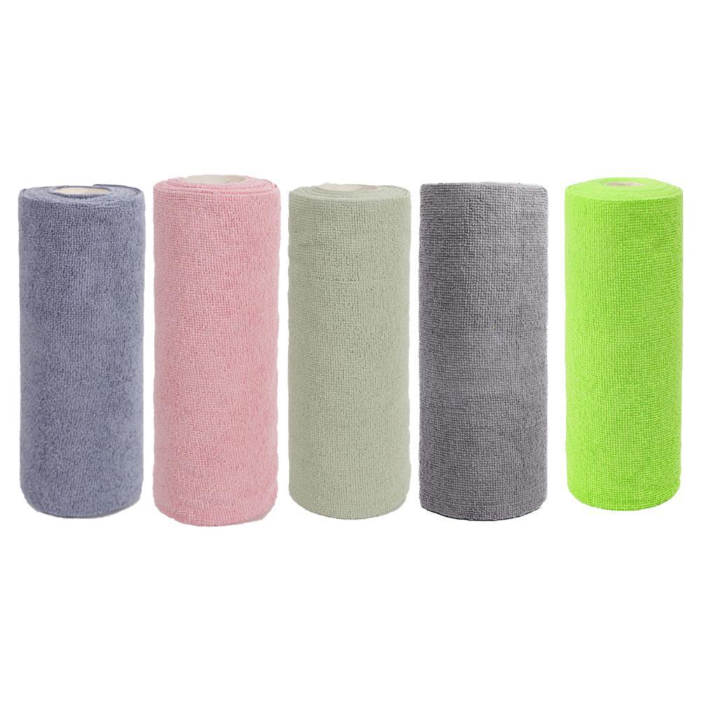 Khăn lau nhà có thể tái sử dụng Khăn lau nhà bếp gia đình Microfiber Of 20 Rags Đĩa rửa thay thế P7u