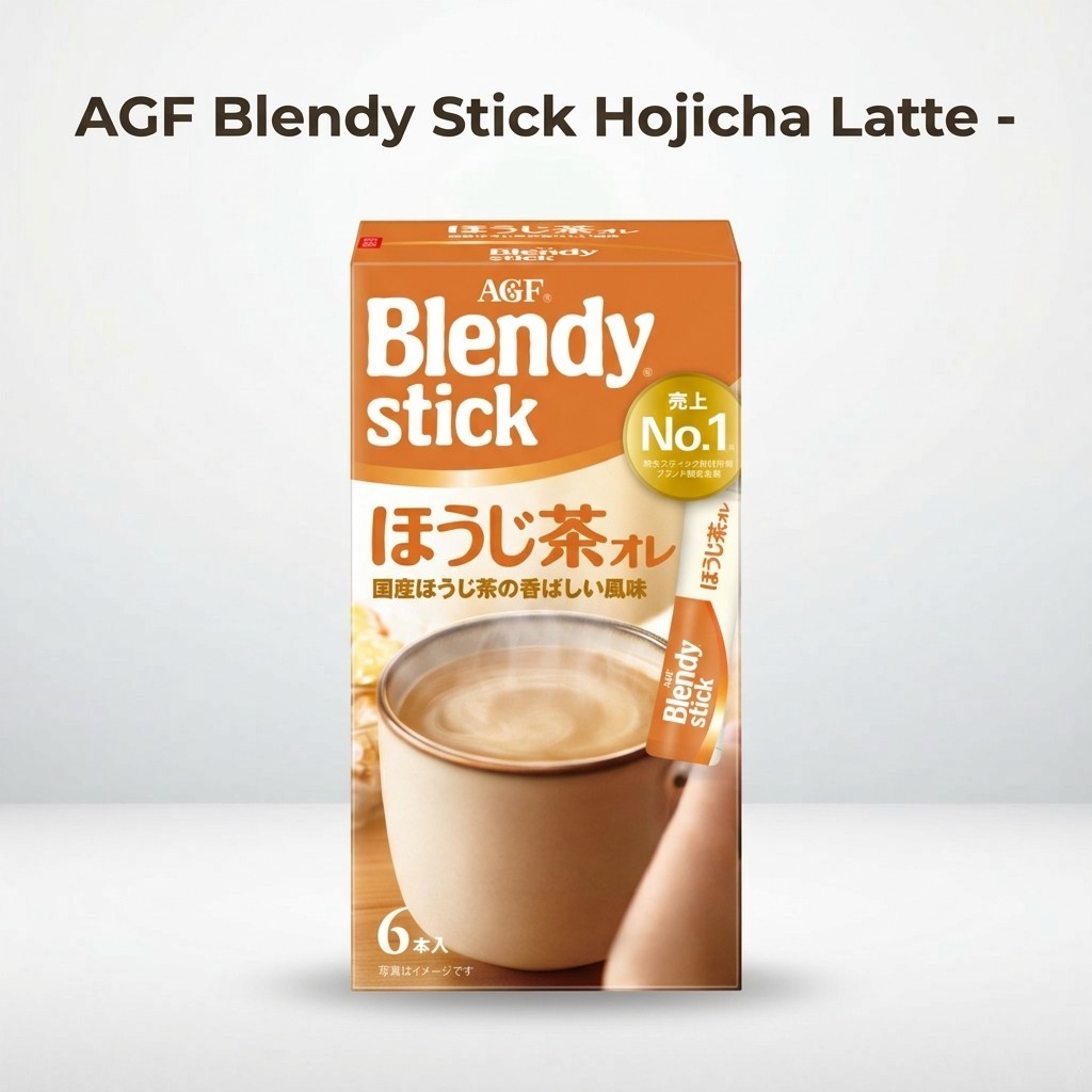 AGF Blendy Stick Hojicha Latte - Instant Hojicha Powder Sticks (Variety Pack)