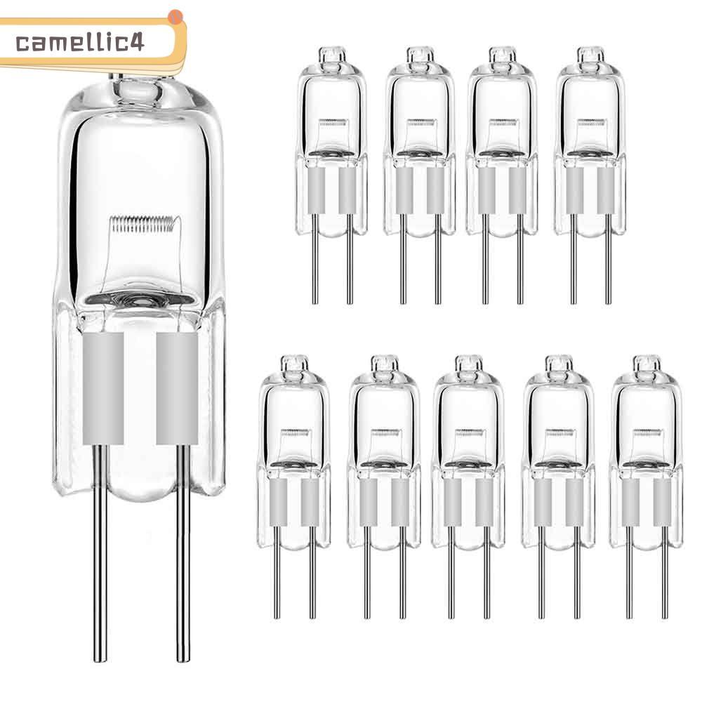 ICAMELLI 10 Bóng Đèn Halogen 20W 50W Đèn LED Bi-Pin 12V G4 Bóng Đèn